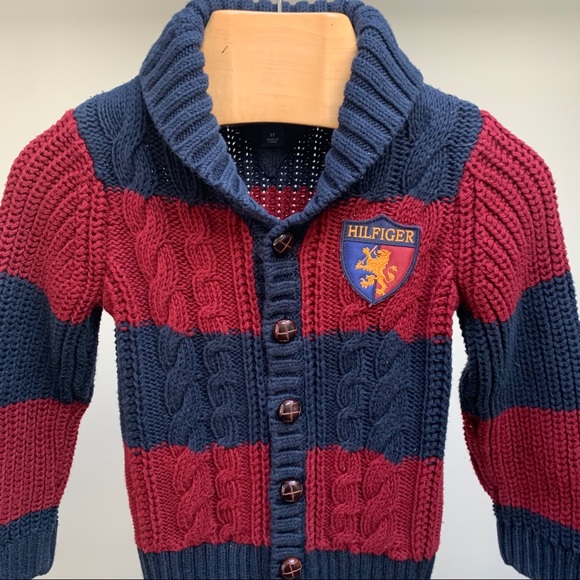 Tommy Hilfiger Kids Knit Button Cardigan - size 3T - Picture 10 of 10